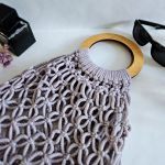 Сумка Авоська «Wood» Французский серый из полиэфирного шнура