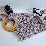 Сумка Авоська «Wood» Французский серый из полиэфирного шнура