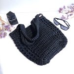 Сумка для покупок Шопер «MEGA» Black L из полиэфирного шнура