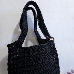 Сумка для покупок Шопер «MEGA» Black L из полиэфирного шнура