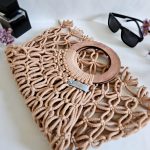 Сумка Авоська «Wood» Миндаль из полиэфирного шнура