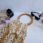 Сумка Авоська «Wood Multicolor» Морской берег из полиэфирного шнура