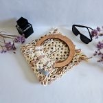 Сумка Авоська «Wood Multicolor» Морской берег из полиэфирного шнура