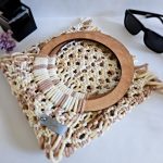 Сумка Авоська «Wood Multicolor» Морской берег из полиэфирного шнура