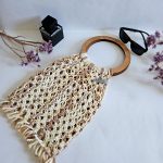 Сумка Авоська «Wood Multicolor» Морской берег из полиэфирного шнура