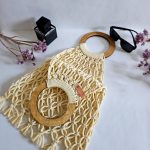 Сумка Авоська «Wood» Солнечный берег из полиэфирного шнура