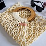 Сумка Авоська «Wood» Солнечный берег из полиэфирного шнура