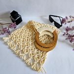 Сумка Авоська «Wood» Солнечный берег из полиэфирного шнура