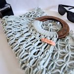 Сумка Авоська «Wood» Пыльная мята из полиэфирного шнура