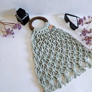 Сумка Авоська «Wood» Пыльная мята