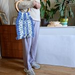 Сумка Авоська «Wood Multicolor» Морская гладь из полиэфирного шнура