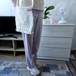 Сумка через плечо «Кросс-боди «BOHO» Белый кристалл из полиэфирного шнура