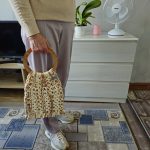 Сумка Авоська «Wood Multicolor» Морской берег из полиэфирного шнура