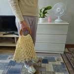 Сумка Авоська «Wood» Солнечный берег из полиэфирного шнура
