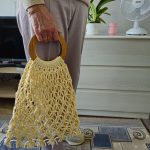 Сумка Авоська «Wood» Солнечный берег из полиэфирного шнура