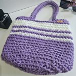 Сумка для покупок Шоппер «MINI» Букет сирени из полиэфирного шнура