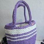 Сумка для покупок Шоппер «MINI» Букет сирени из полиэфирного шнура