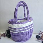 Сумка для покупок Шоппер «MINI» Букет сирени из полиэфирного шнура