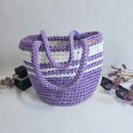 Сумка для покупок Шоппер «MINI» Букет сирени из полиэфирного шнура