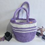 Сумка для покупок Шоппер «MINI» Букет сирени из полиэфирного шнура