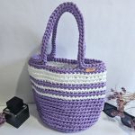 Сумка для покупок Шоппер «MINI» Букет сирени из полиэфирного шнура