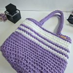 Сумка для покупок Шоппер «MINI» Букет сирени из полиэфирного шнура