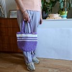 Сумка для покупок Шоппер «MINI» Букет сирени из полиэфирного шнура