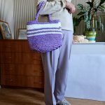 Сумка для покупок Шоппер «MINI» Букет сирени из полиэфирного шнура