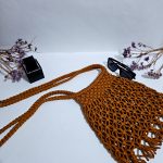 Сумка через плечо «Кросс-боди «BOHO» Янтарный берег из полиэфирного шнура
