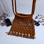 Сумка через плечо «Кросс-боди «BOHO» Янтарный берег из полиэфирного шнура