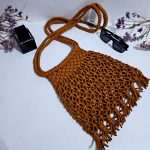 Сумка через плечо «Кросс-боди «BOHO» Янтарный берег из полиэфирного шнура