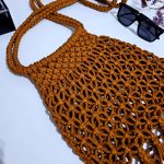 Сумка через плечо «Кросс-боди «BOHO» Янтарный берег из полиэфирного шнура