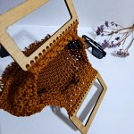 Вязаная сумка Тоут (Tote Bag) «FLORA» Янтарный берег из полиэфирного шнура