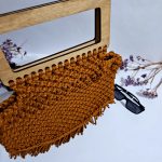 Вязаная сумка Тоут (Tote Bag) «FLORA» Янтарный берег из полиэфирного шнура