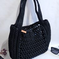 Сумка для покупок Шопер «Elegans Slim» Черный квадрат