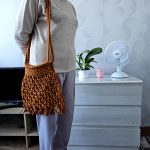 Сумка через плечо «Кросс-боди «BOHO» Янтарный берег из полиэфирного шнура