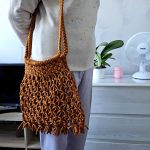 Сумка через плечо «Кросс-боди «BOHO» Янтарный берег из полиэфирного шнура