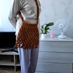 Сумка через плечо «Кросс-боди «BOHO» Янтарный берег из полиэфирного шнура