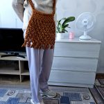 Сумка через плечо «Кросс-боди «BOHO» Янтарный берег из полиэфирного шнура