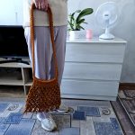 Сумка через плечо «Кросс-боди «BOHO» Янтарный берег из полиэфирного шнура