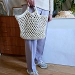 Сумка Авоська «SIMPLE» Морская звезда из хлопкового шнура