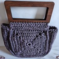 Шоппер Alista Черника из полиэфирного шнура