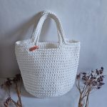 Сумка Шоппер «Пляжный вариант» Белый из полиэфирного шнура