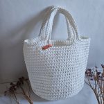 Сумка Шоппер «Пляжный вариант» Белый из полиэфирного шнура