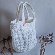 Сумка Шоппер «Пляжный вариант» Белый из полиэфирного шнура